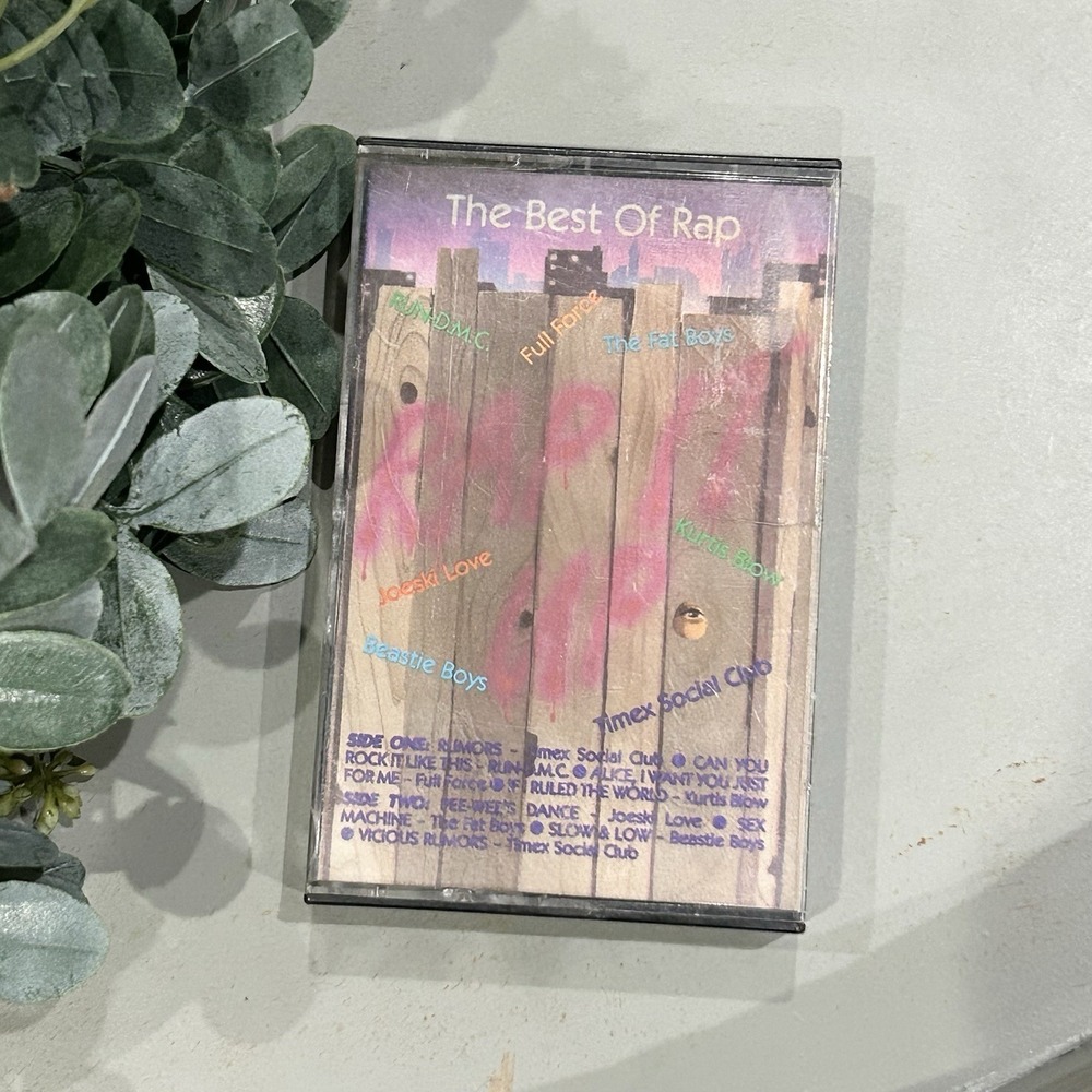 RAP IT UP- Best Of Rap-Cassette Tape 1986 RUN DMC Kurtis Blow Beastie Boys